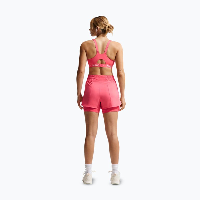 Dámské šortky Nike One Dri-Fit High-Waisted 3" 2In1 sea coral/white 3