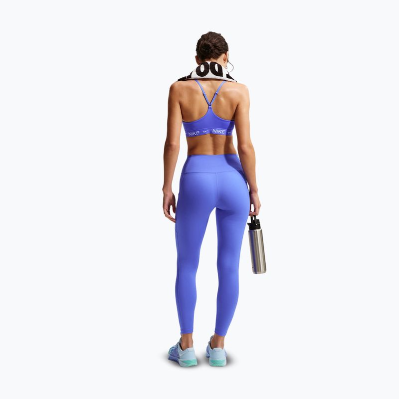 Dámské tréninkové legíny Nike One High-Waisted 7/8 sapphire/white 3