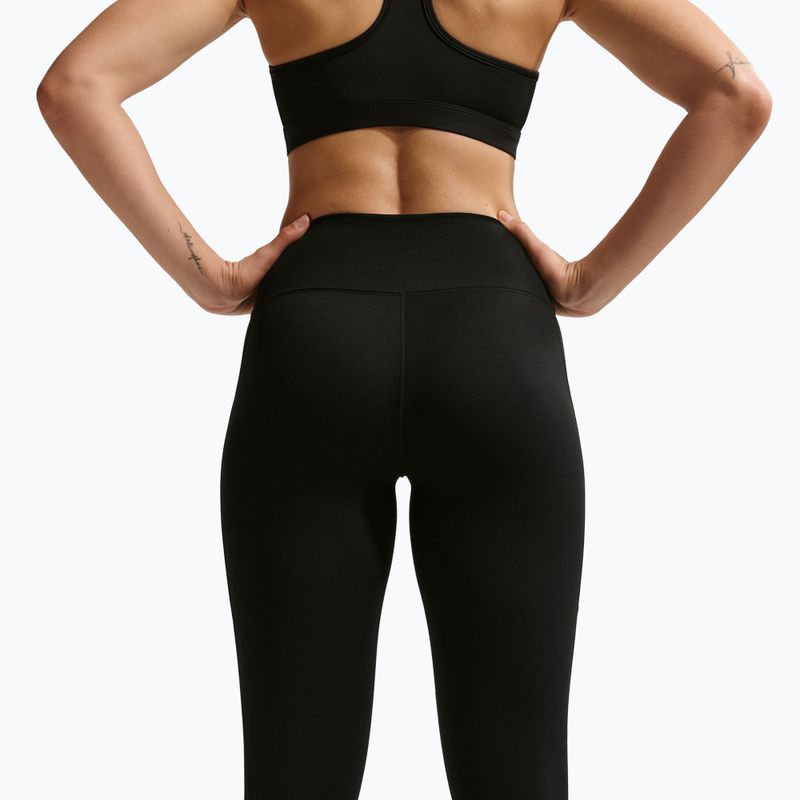 Dámské sportovní legíny Nike One High-Waisted 7/8 black/white 4