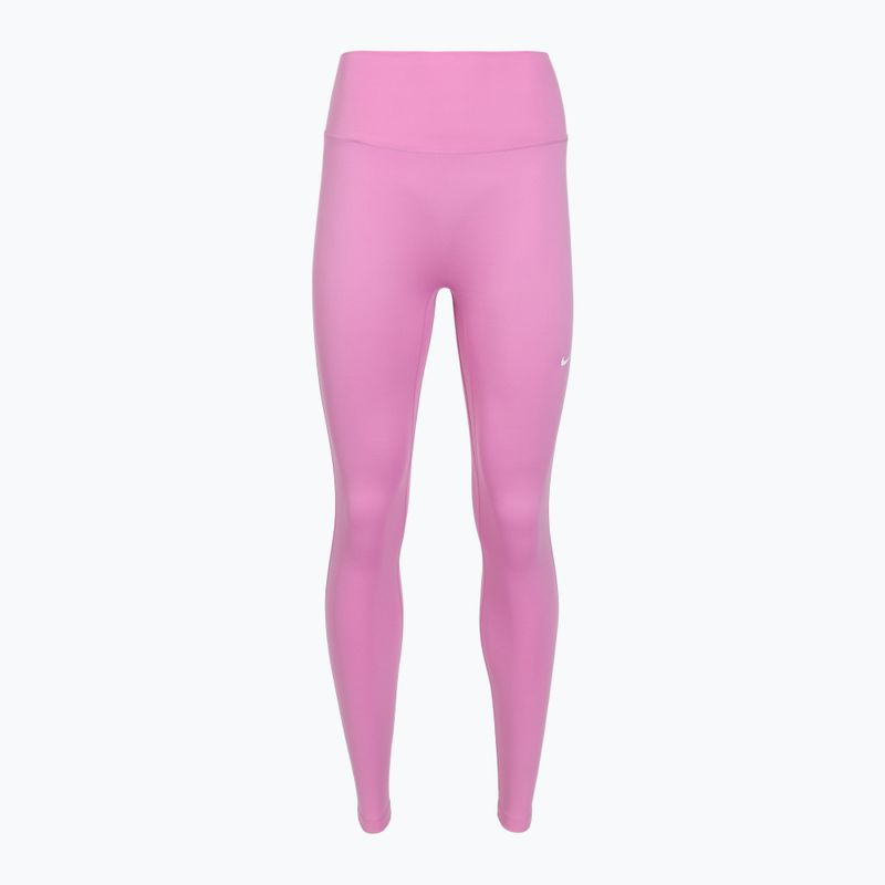 Dámské tréninkové legíny Nike One High-Waisted 7/8 light magenta/white