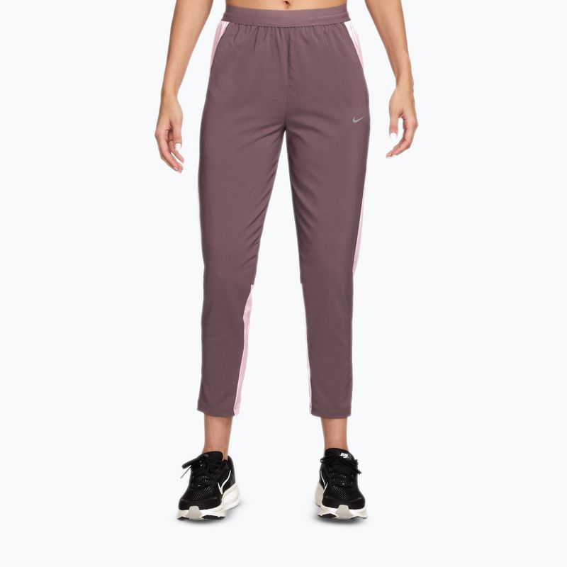 Dámské běžecké legíny Nike Tempo Swoosh Dri-Fit Mid-Rise 7/8 tattoo/pink foam