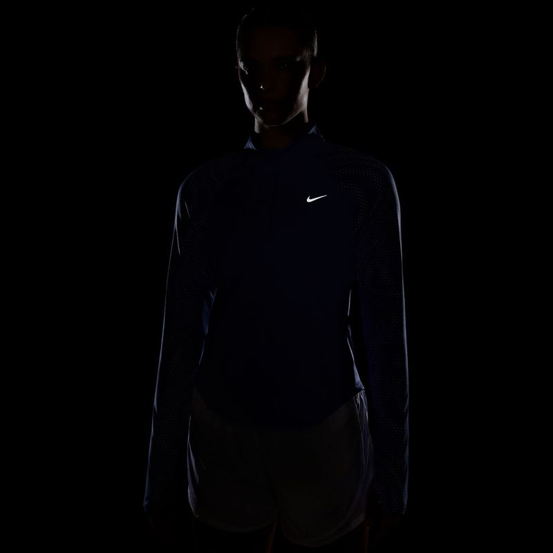 Dámské běžecké triko Longsleeve Nike Tempo Flash Dri-Fit 1/4 Zip sapphire/black/white 4