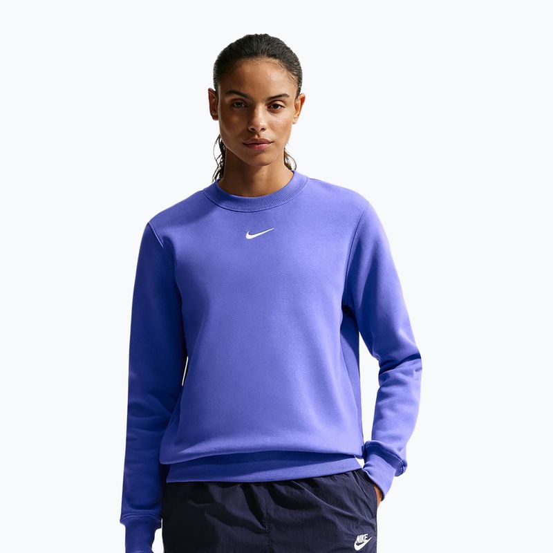 Dámská mikina Nike Sportswear Phoenix Fleece Crewneck light medium blue/sail