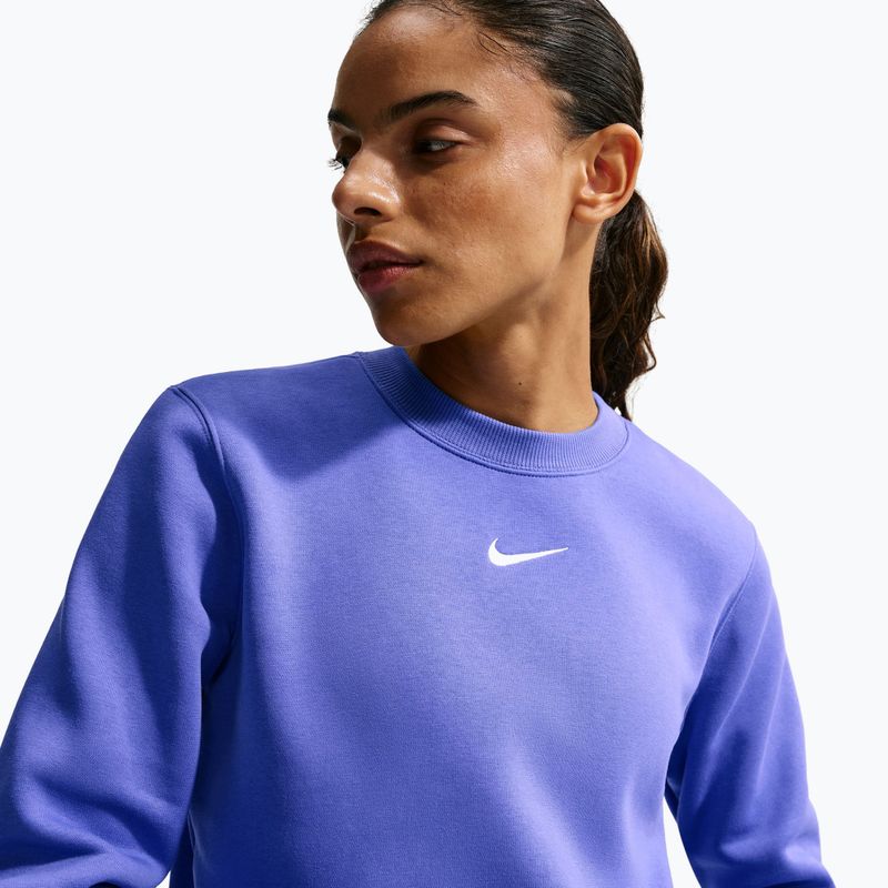 Dámská mikina Nike Sportswear Phoenix Fleece Crewneck light medium blue/sail 5