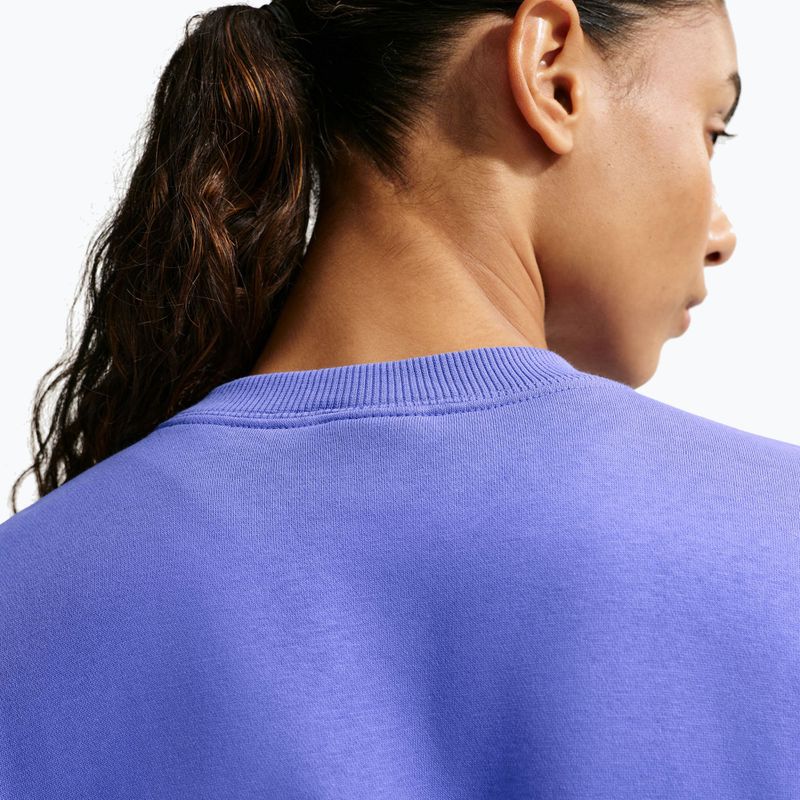 Dámská mikina Nike Sportswear Phoenix Fleece Crewneck light medium blue/sail 6