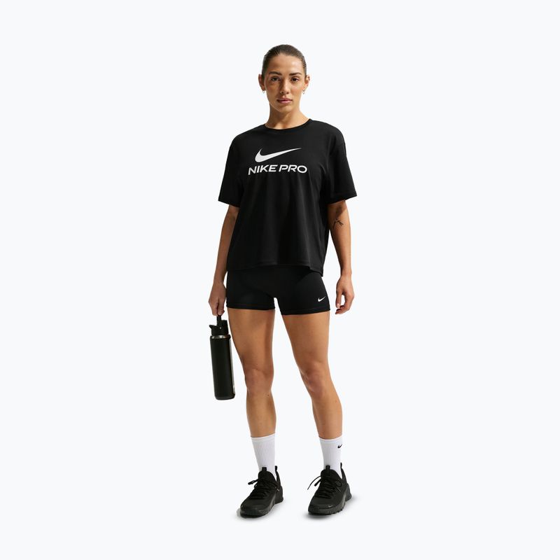 Dámské šortky Nike Pro Mid-Rise Biker 3" black/university gold/white 2
