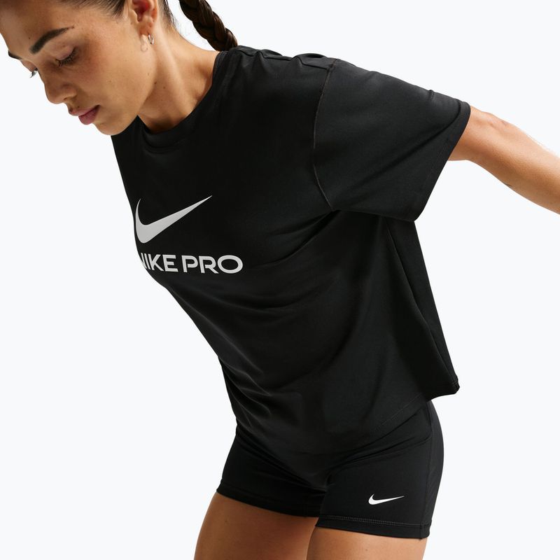 Dámské šortky Nike Pro Mid-Rise Biker 3" black/university gold/white 5