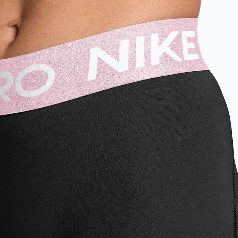 Dámské šortky Nike Pro Mid-Rise Biker 3" black/pink foam/white 4