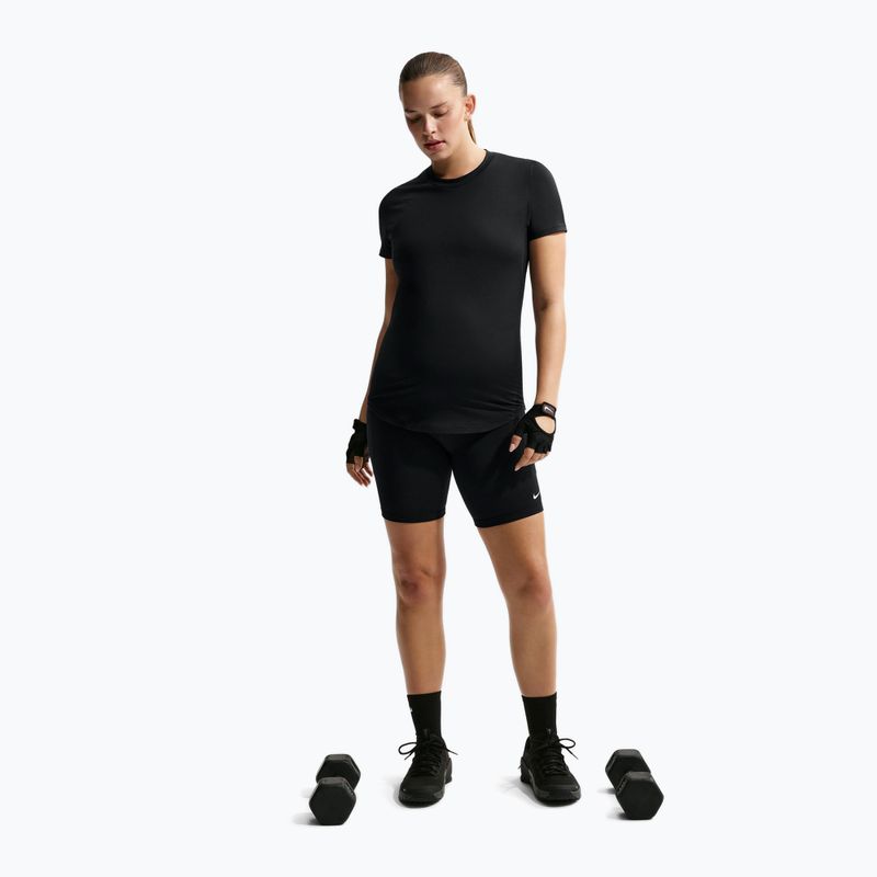 Dámské šortky Nike One Maternity High-Waisted 8" black/white 2
