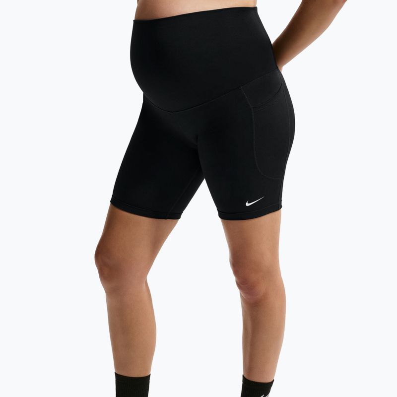 Dámské šortky Nike One Maternity High-Waisted 8" black/white 4
