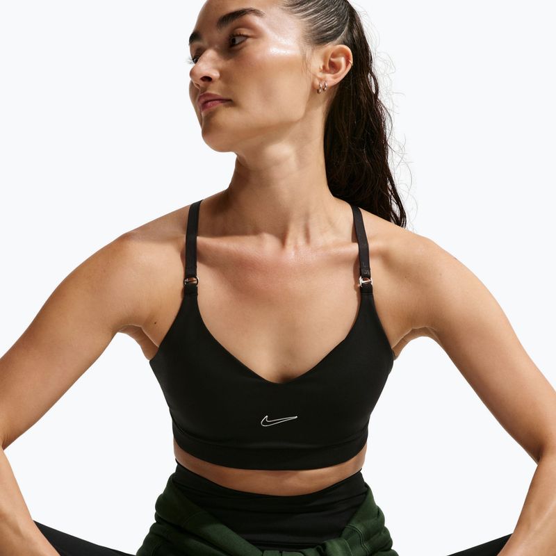 Sportovní podprsenka Nike Indy Padded Gloss black 6