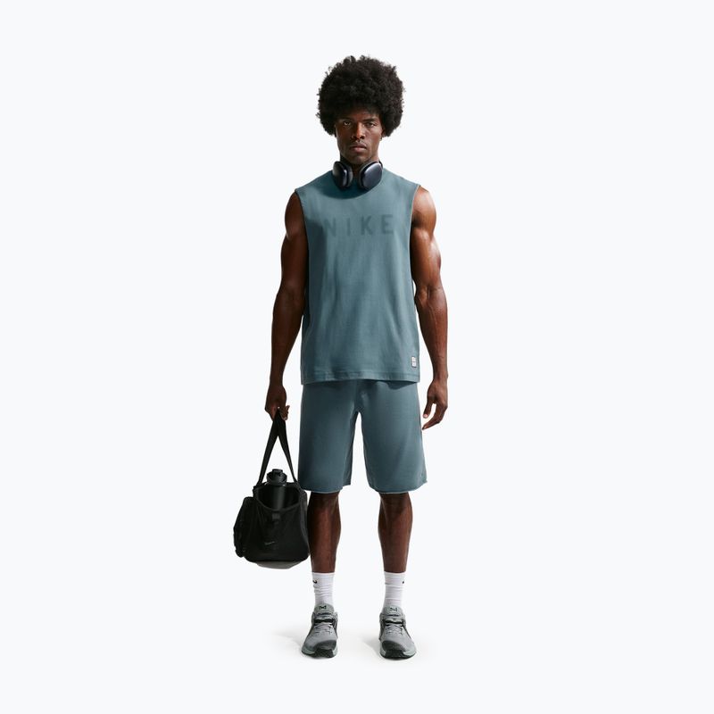 Pánské tréninkové tričko Nike Athletic Club Dri-Fit mineral slate/mineral slate 2
