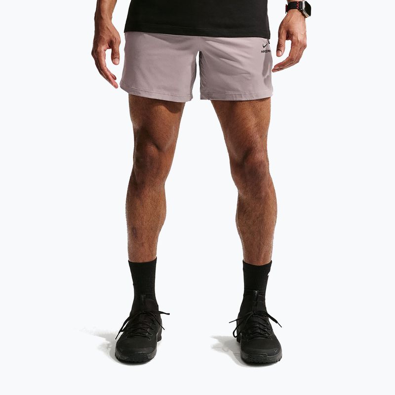 Pánské šortky Nike Pro Training Dri-Fit 6" light violet ore/black