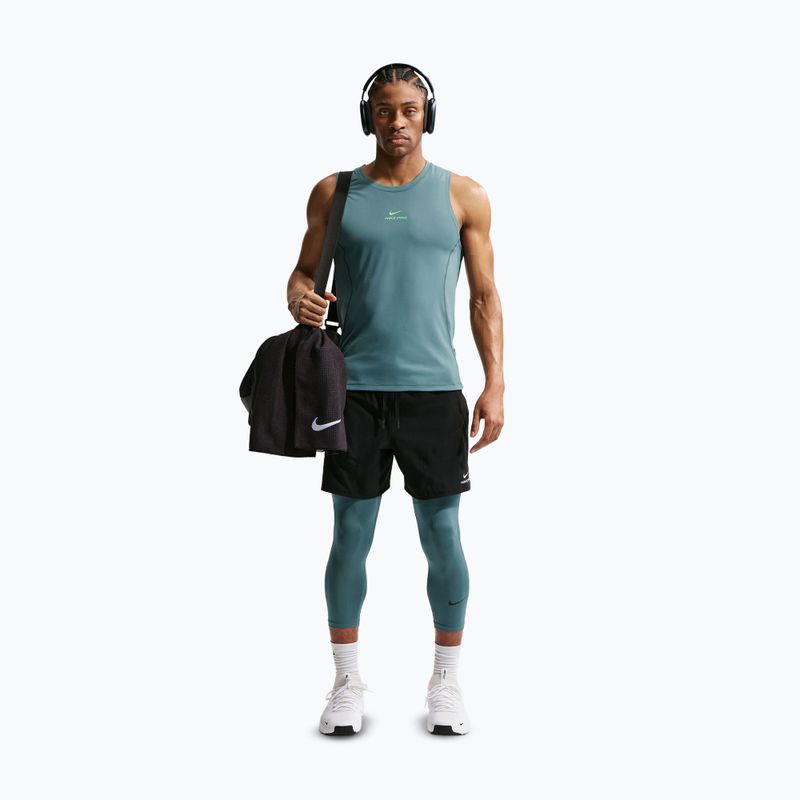 Pánské tréninkové legíny Nike Pro Dri-Fit 3/4 Tight Fitness mineral slate/black 2