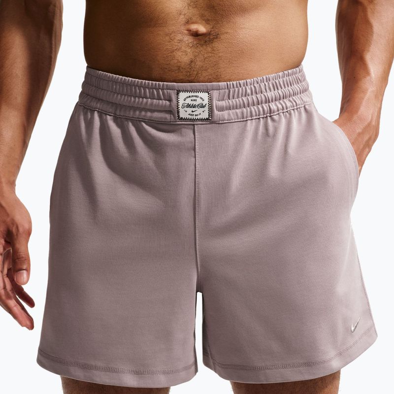 Pánské šortky Nike Athletic Club Dri-Fit 5" light violet ore/pale ivory/light violet ore 4