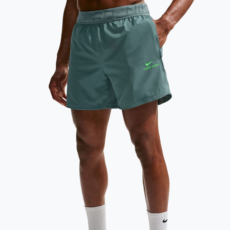 Pánské šortky Nike Pro Training Dri-Fit 6" mineral slate/green strike 4