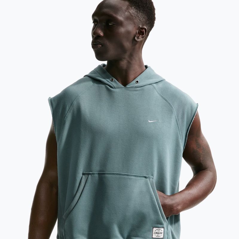 Pánská tréninková mikina Nike Athletic Club Dri-Fit Sleeveless Hoodie mineral slate/mineral slate 4