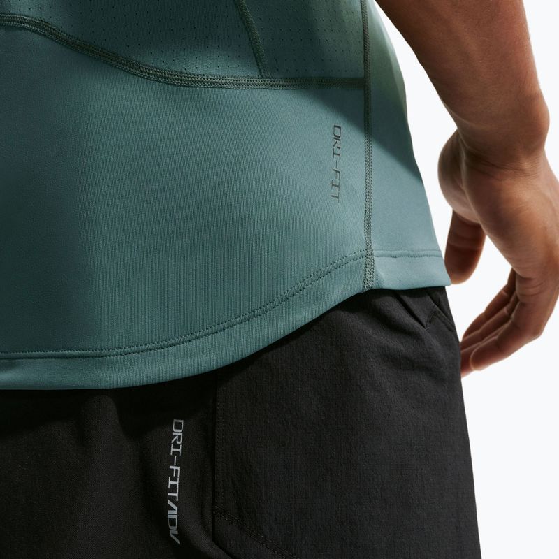 Pánské tréninkové tričko Nike Pro Training Dri-Fit mineral slate/green strike 7