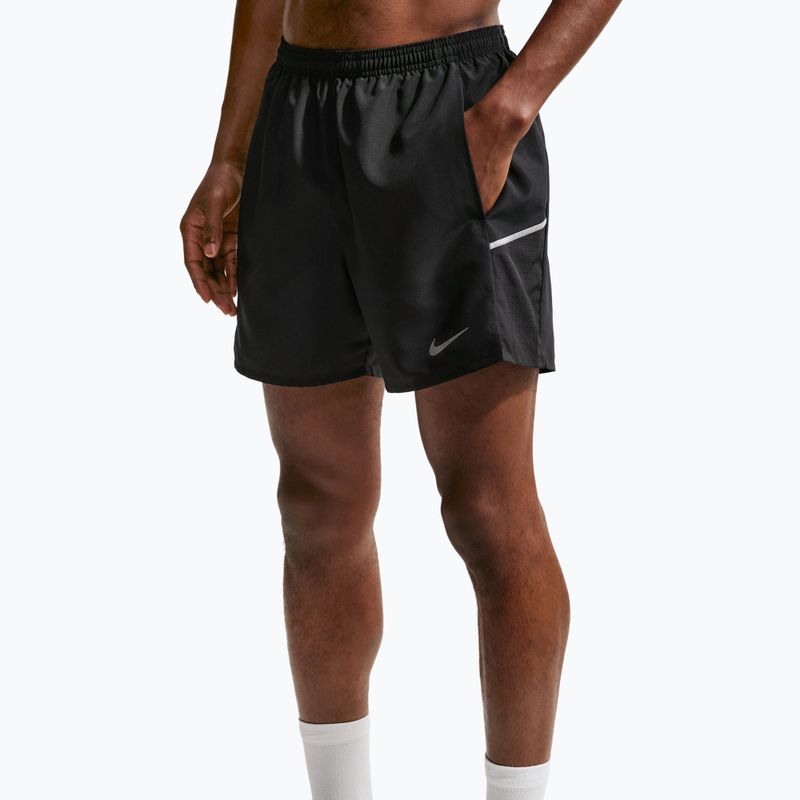 Pánské běžecké šortky Nike Miler Dri-Fit 2in1 5" black/black 5