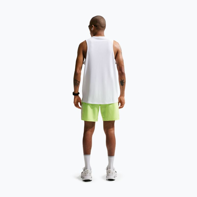 Pánské běžecké šortky Nike Miler Dri-Fit Brief Lined7" volt ice/barely volt 3