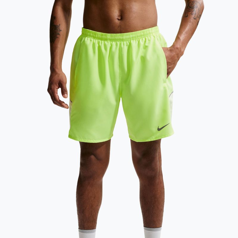 Pánské běžecké šortky Nike Miler Dri-Fit Brief Lined7" volt ice/barely volt 4