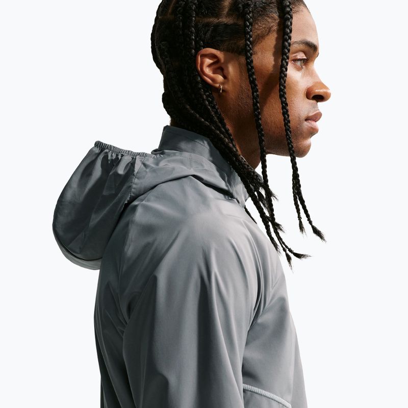 Pánská běžecká bunda Nike Miler Repel UV smoke grey/smoke grey 6