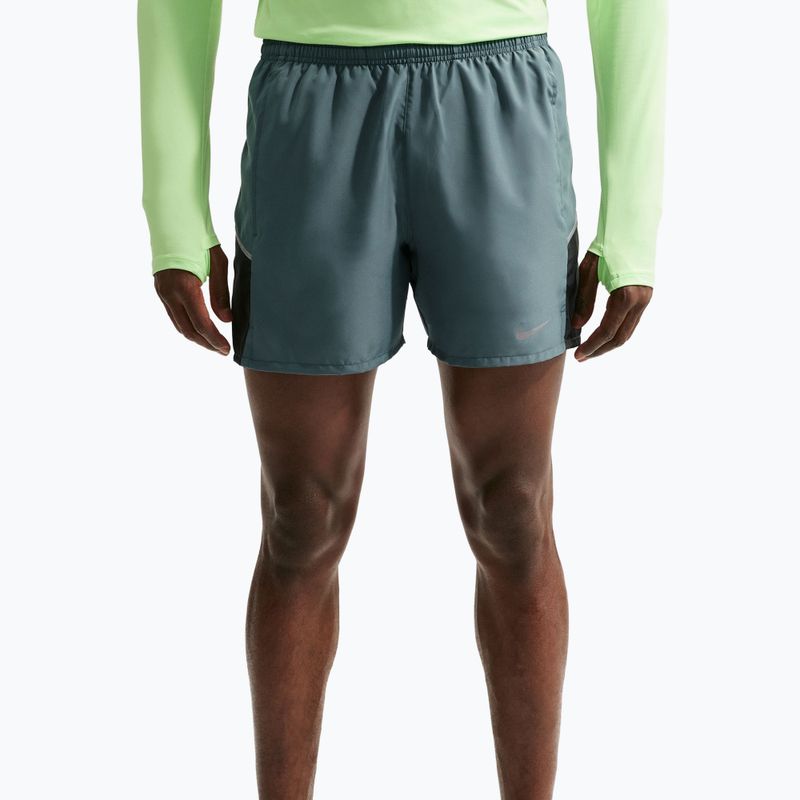 Pánské šortky Nike Miler Dri-Fit Brief Lined 5" mineral slate 5