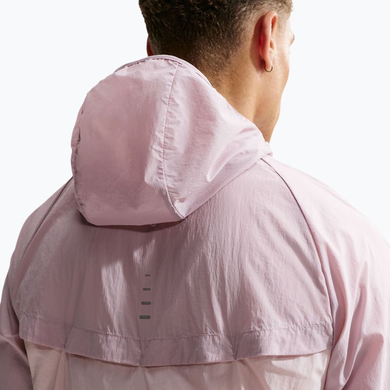 Pánská běžecká bunda Nike Stride Repel UV particle rose/silt red 7