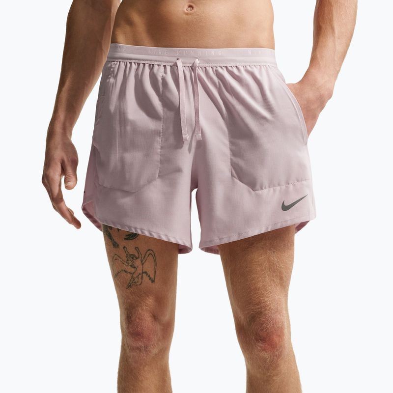 Pánské šortky Nike Stride Dri-Fit Brief-Lined 5" particle rose 5