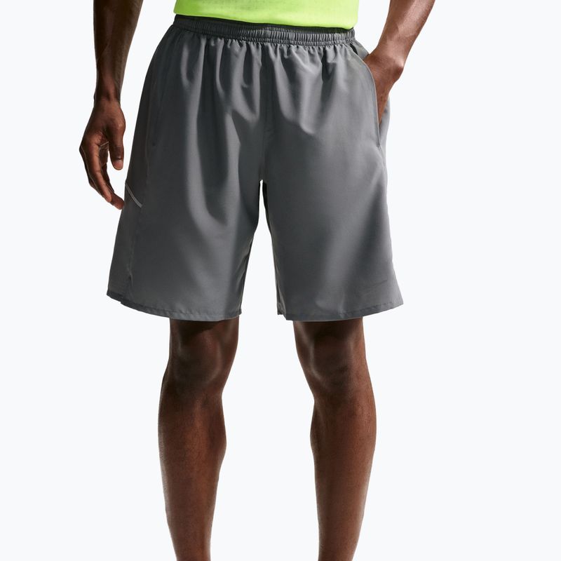 Pánské běžecké šortky Nike Miler Dri-Fit 9" smoke grey/smoke grey 5