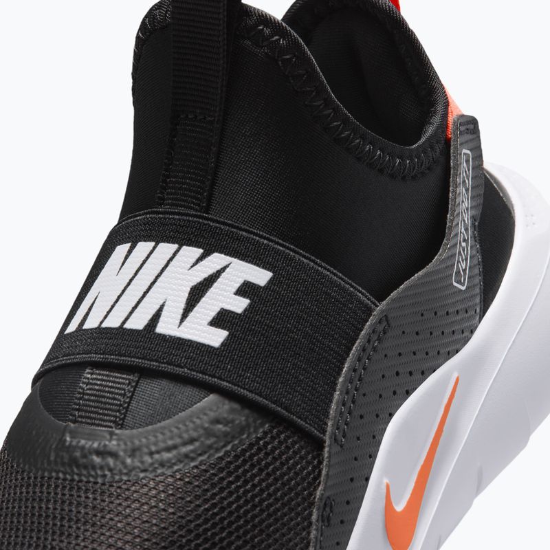 Dětské boty Nike Flex Runner 4 black/white/turf orange 8