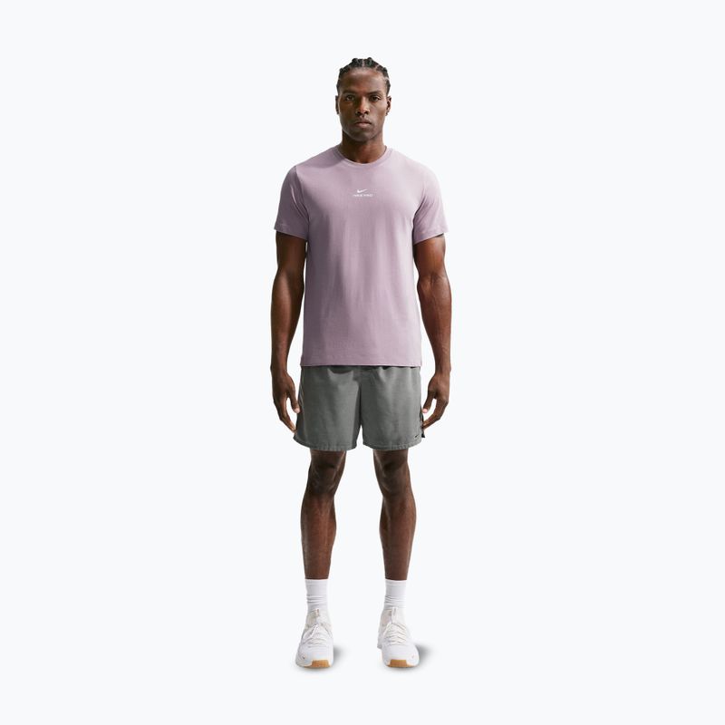 Pánské tréninkové tričko Nike Pro Dri-Fit light violet ore/white 2