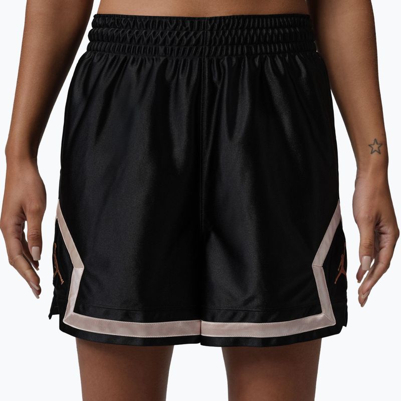 Dámské basketbalové šortky Jordan Sport Diamond 4" black/metallic gold 3