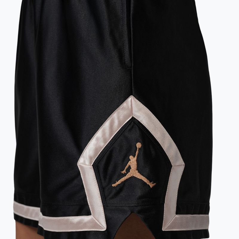 Dámské basketbalové šortky Jordan Sport Diamond 4" black/metallic gold 6