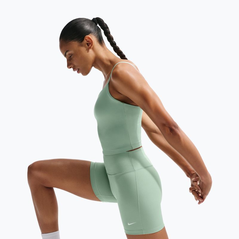 Dámské šortky Nike One High-Waisted Biker 5" steam/white 4