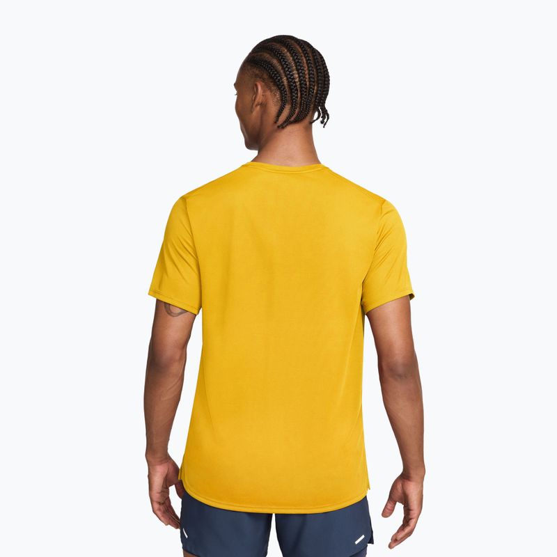 Pánské běžecké tričko Nike Miler Dri-Fit UV laser orange/total orange 2