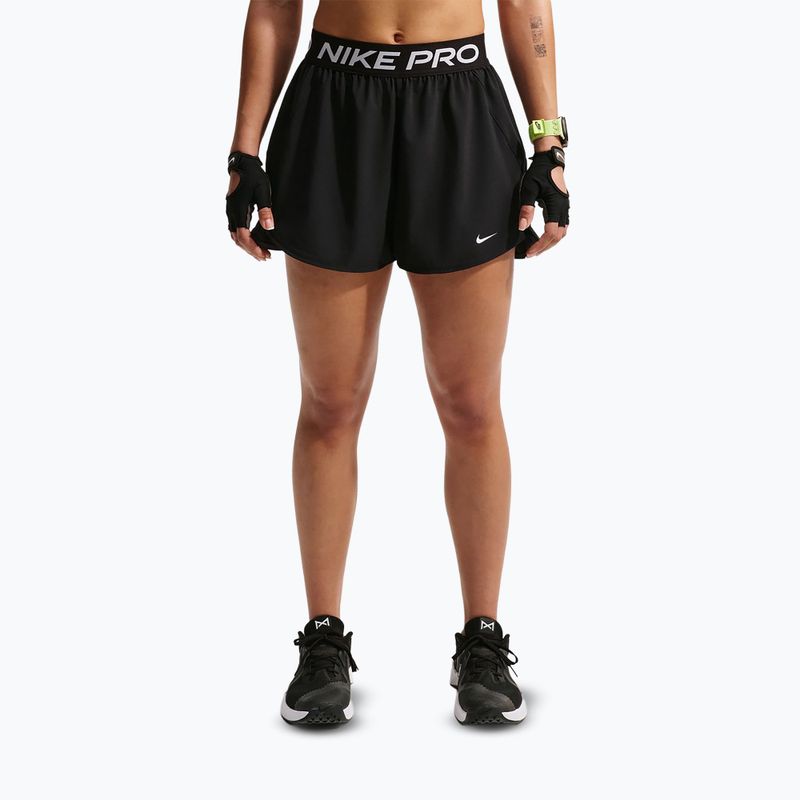 Dámské tréninkové šortky Nike Pro 2in1 black/white