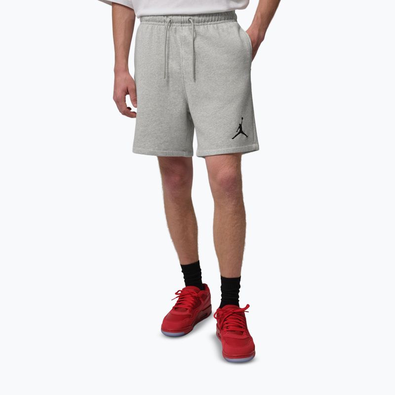 Spodenki męskie Nike Jordan Fleece grey heather/black