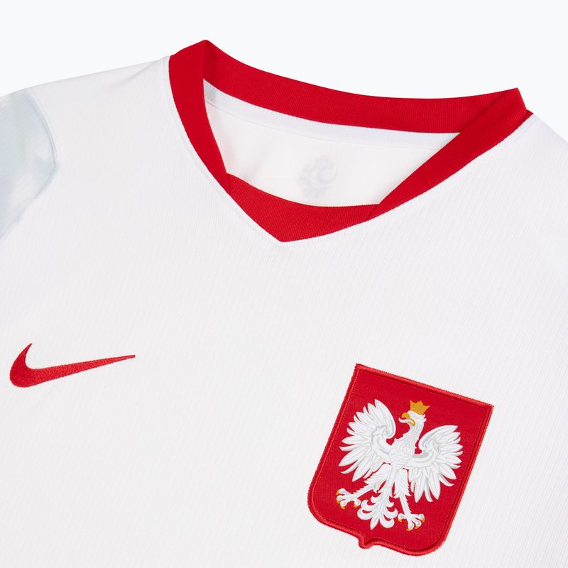 Pánské fotbalové tričko Nike Dri-Fit Poland Stadium Home 2026 white/field silver 4