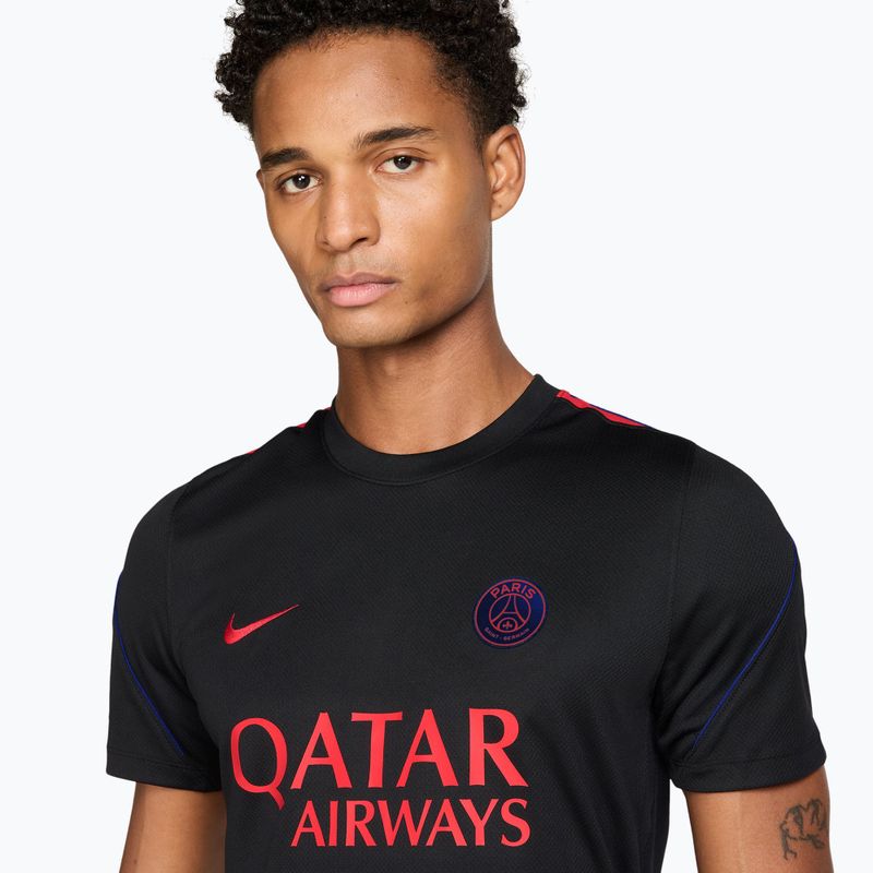 Pánské fotbalové tričko Nike Paris Saint-Germain Strike Soccer Dri-Fit black/hyper royal/global red/global red 3