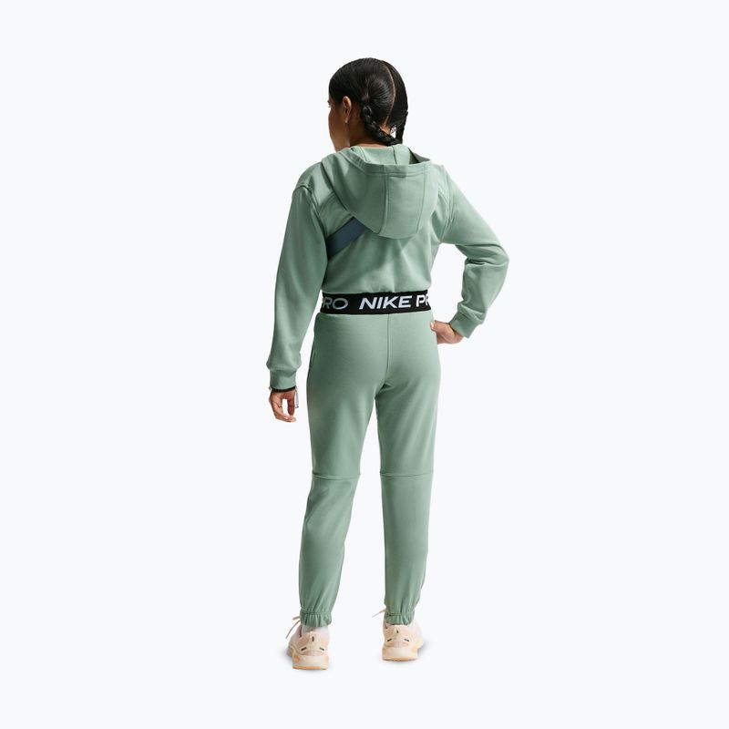 Dětská mikina Nike Pro Fleece Dri-Fit Full-Zip steam/steam/black/white 3