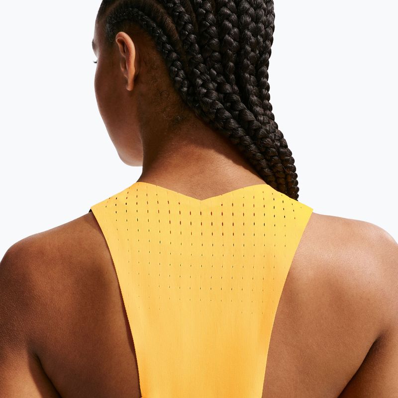 Dámské běžecké tílko Nike AeroSwift Dri-Fit ADV Singlet laser orange/black 5