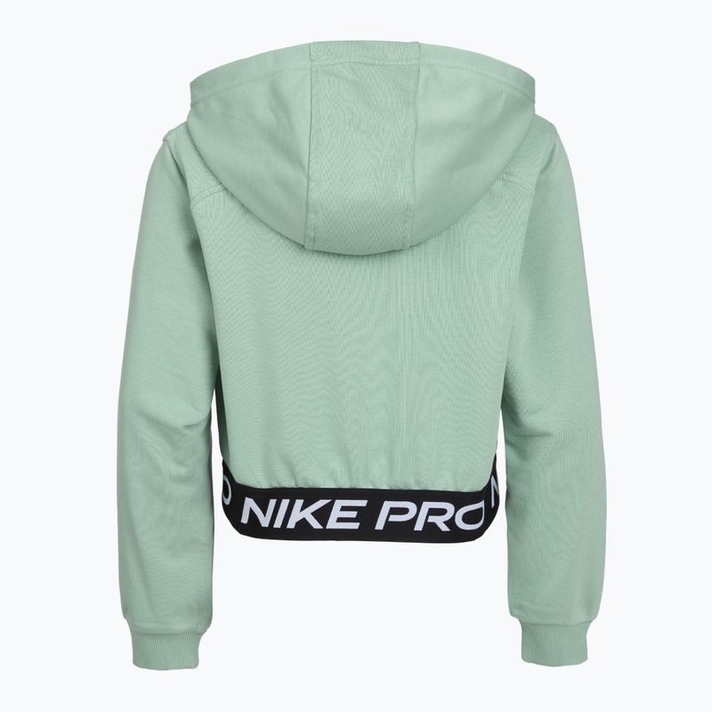 Dětská mikina Nike Pro Fleece Dri-Fit Full-Zip steam/steam/black/white 7