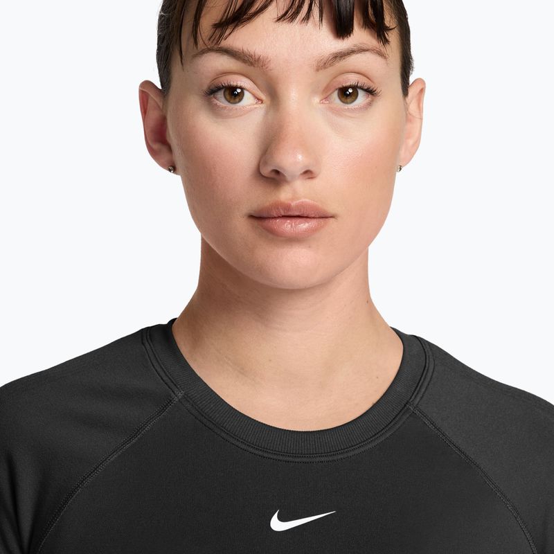 Dámské tréninkové tričko Nike Pro Seamless Dri-Fit black/white 3