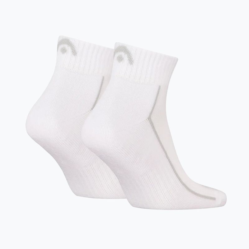 Ponožky HEAD Tennis 2P Performance Quarter 2 pairs white 2