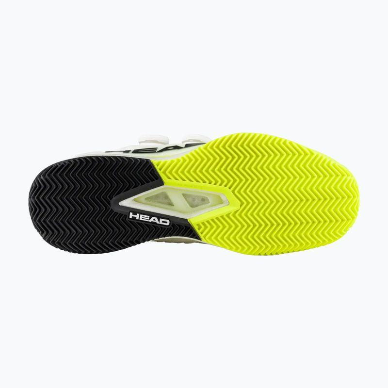 Pánské tenisové boty HEAD Endure Pro BOA Clay white/yellow 10