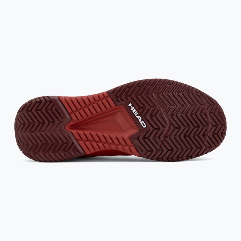 Dětské tenisové boty HEAD Sprint Pro 4.0 Jr red/dark red 4