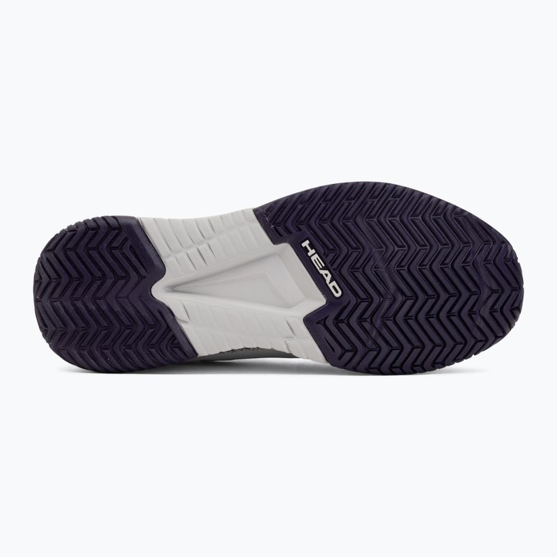 Dětské tenisové boty HEAD Sprint Court 4.0 light grey/purple 4