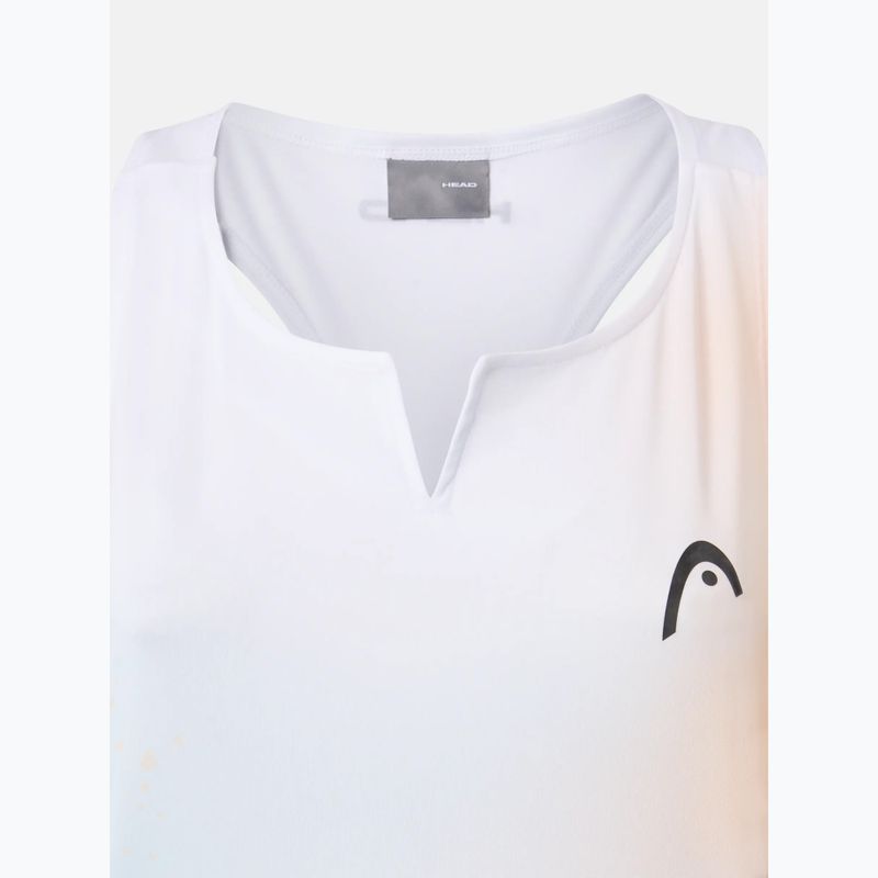 Dámské tenisové tričko HEAD Agility Tank Top light blue/print vision 5