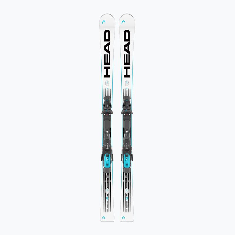 Sjezdové lyže + vázání HEAD WC Rebels e.SLR LYT-PR + PR 11 GW white/blue